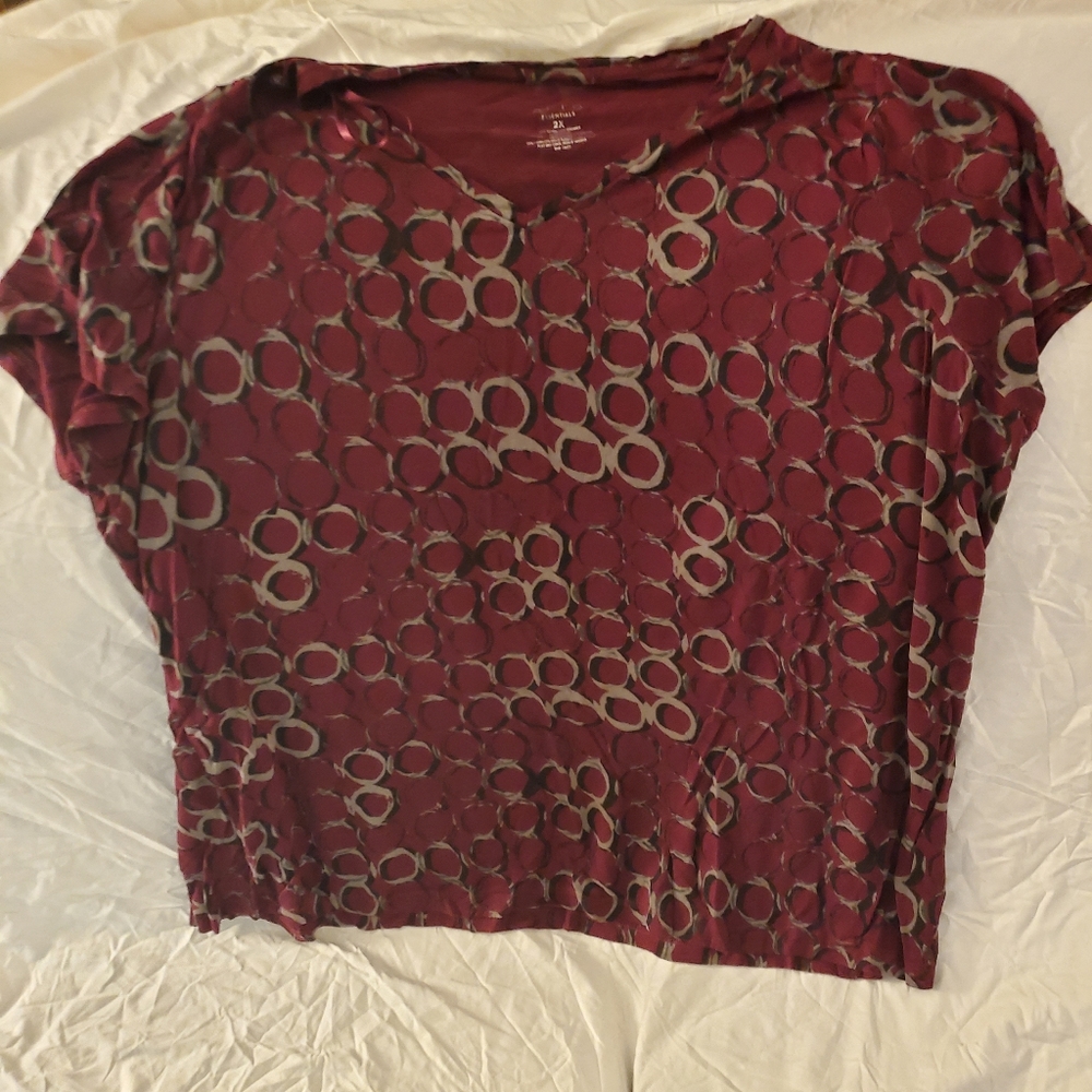 Apt 9 2x gently worn short sleeve top